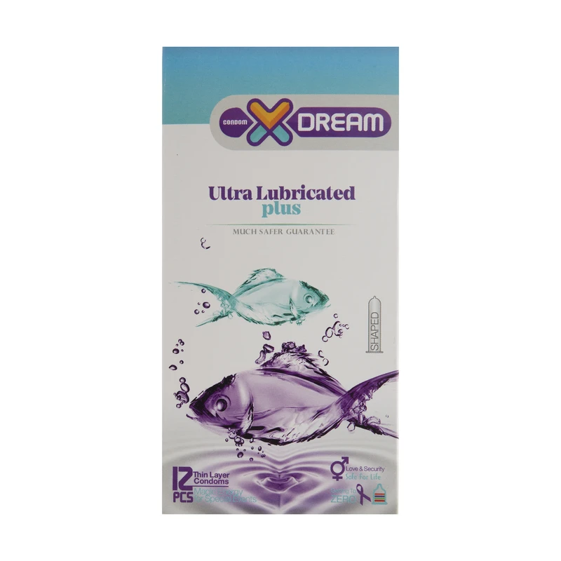 کاندوم ایکس دریم کاندوم ایکس دریم مدل Ultra Lubricated بسته 12 عددی