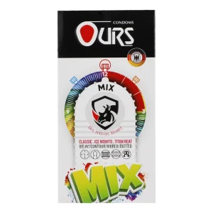 کاندوم اورز مدل Dot Beat بسته 12 عددی