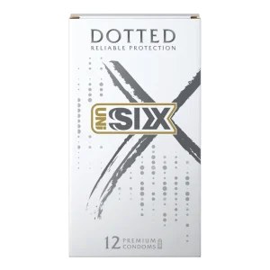 کاندوم سیکس مدل Dotted بسته 12 عددی