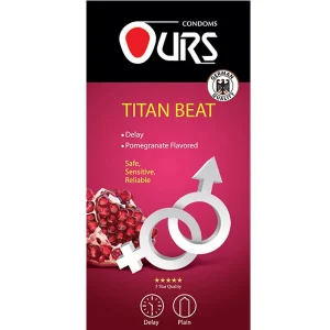 کاندوم اورز مدل Titan Beat بسته 12 عددی